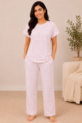 Women Night Suit Set | Soft & Breathable Sleepwear for Women | Half Sleeve Top with Full Length Pyjama