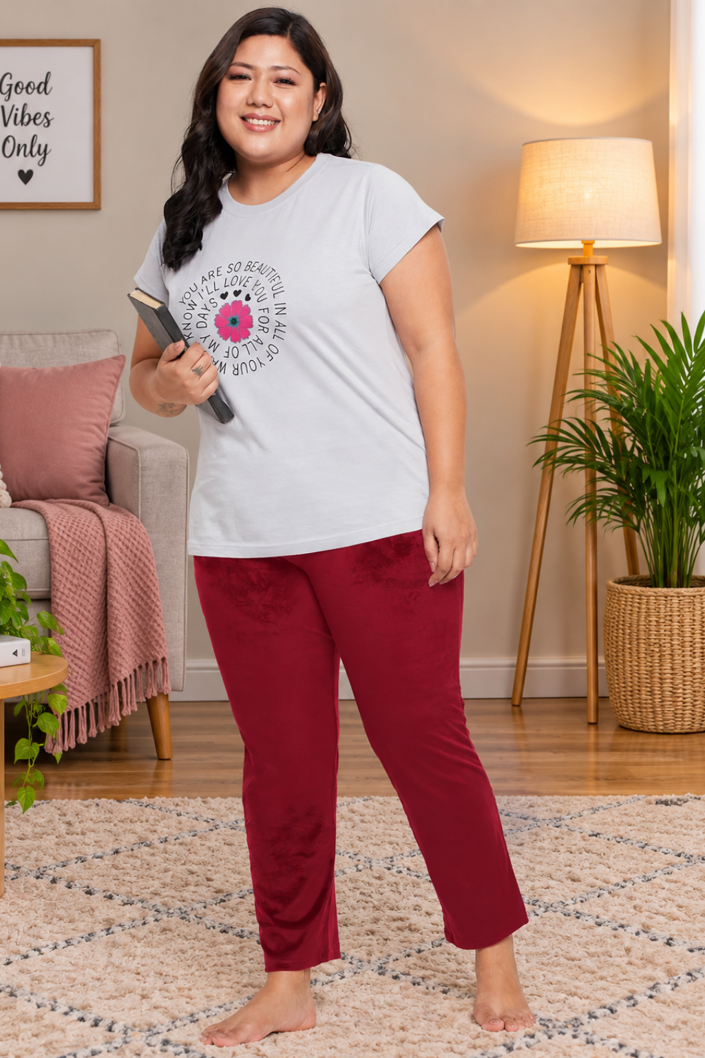 Women's Winter Soft & Warm Velvet Lower/Track Pant/Pyjama with 2 side pockets
