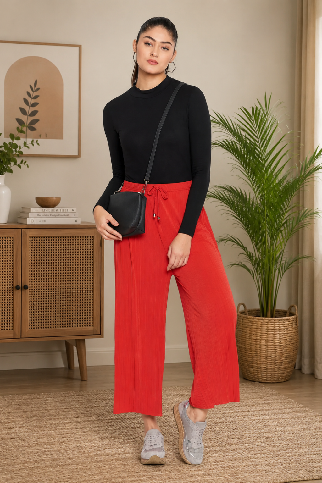 Women's Straight Fit Palazzo