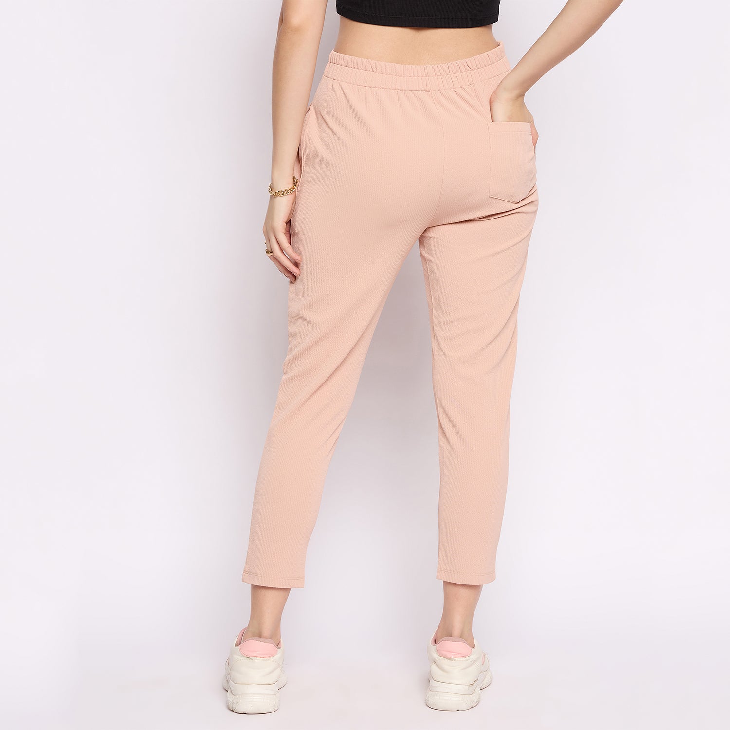 Women Narrow Pant, Pink