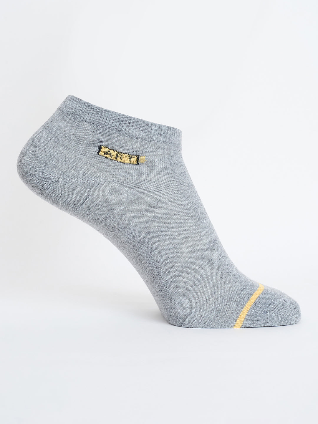 Camey Casual Socks for Men – Lightweight & Durable | Men's Sneakers Cotton Blend, Pack of 5, Multicolour (Black, Grey, Navy Blue)