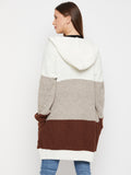 Women Full Sleeve Woolen Shrug|Cardigan with 2 side pockets
