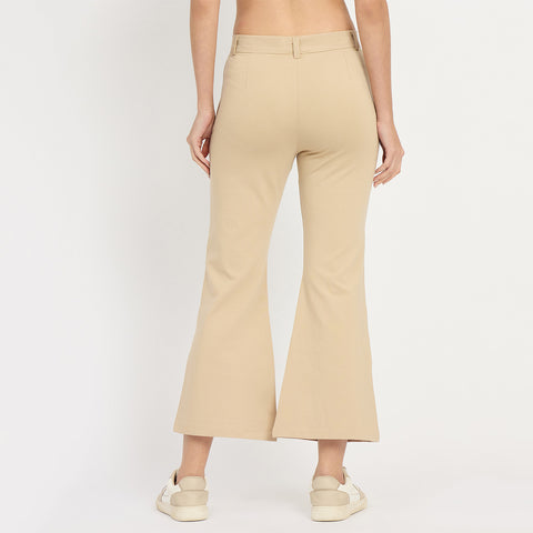 Women’s Flared Pants, Khaki