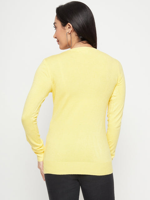 Women Woolen winter full sleeve coco stone print Round Neck top/Sweater