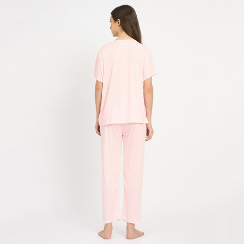 Women’s Polka Dot Night Suit Set