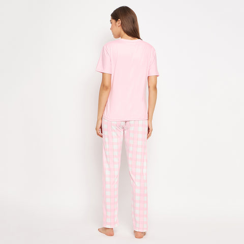 Women Half Sleeve Printed Nightsuit