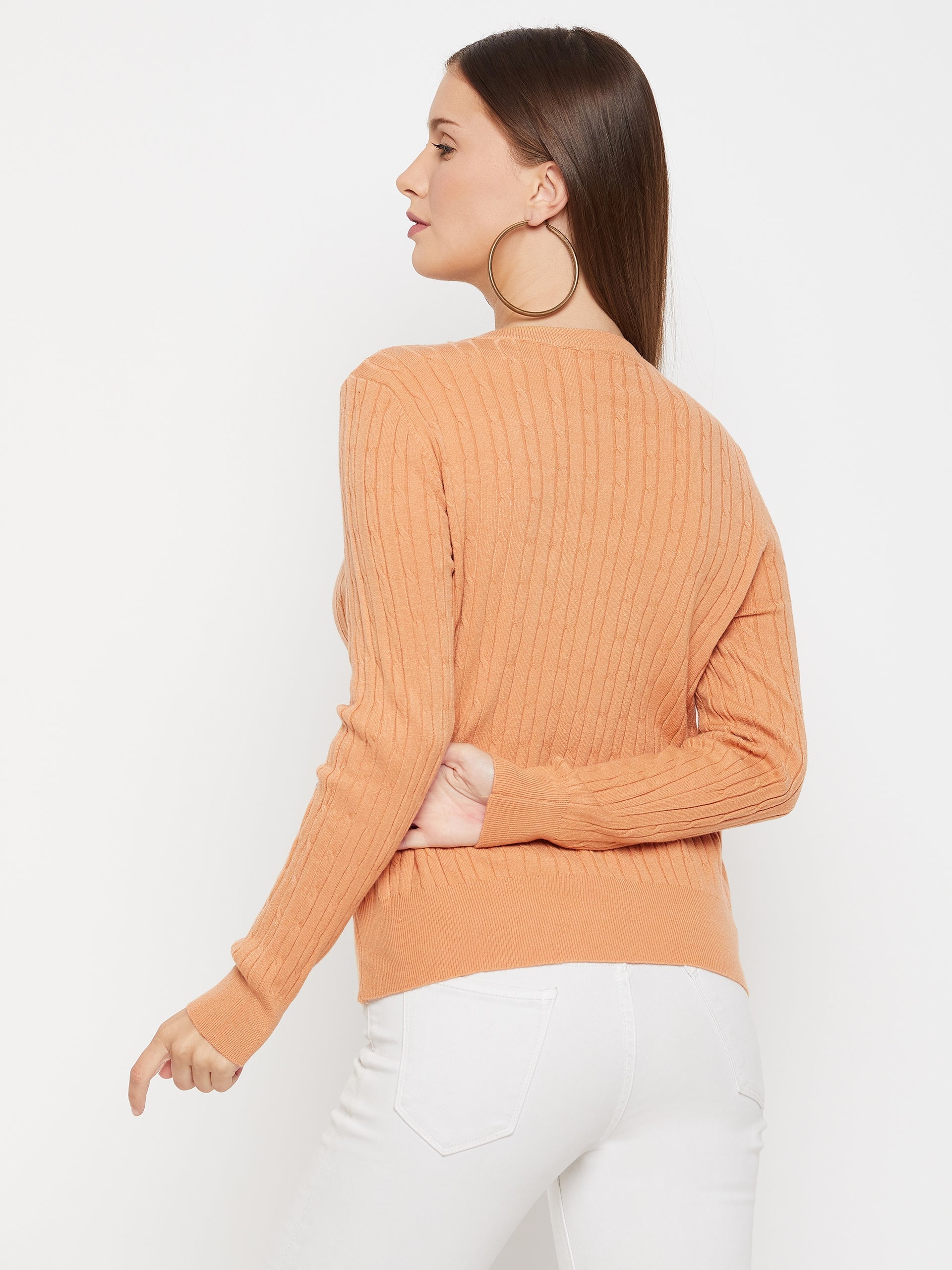 Women Woolen winter full sleeve Round Neck top|Sweater
