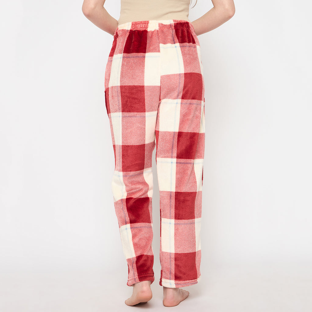 Women's Winter Soft & Warm Checked Lower | Pyjama