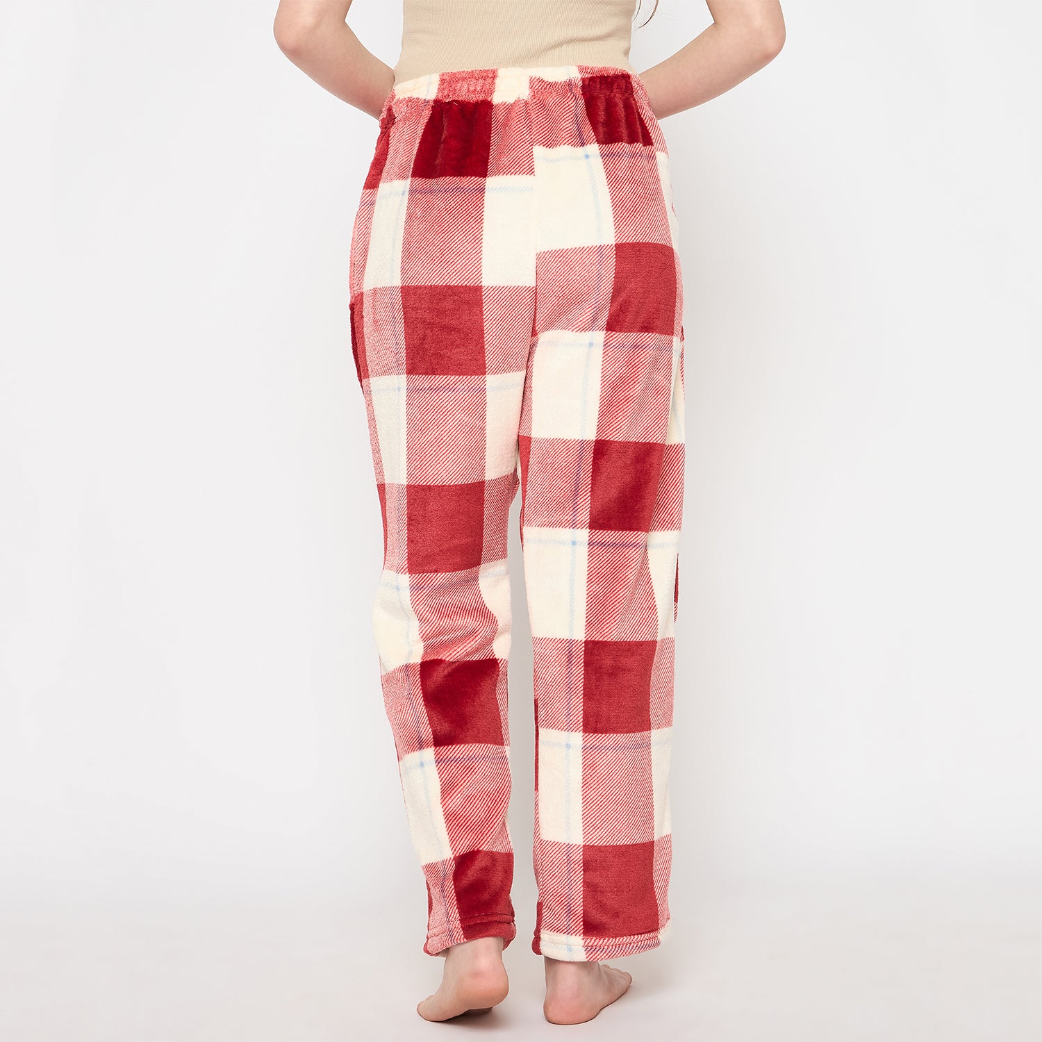 Women's Winter Soft & Warm Checked Lower | Pyjama