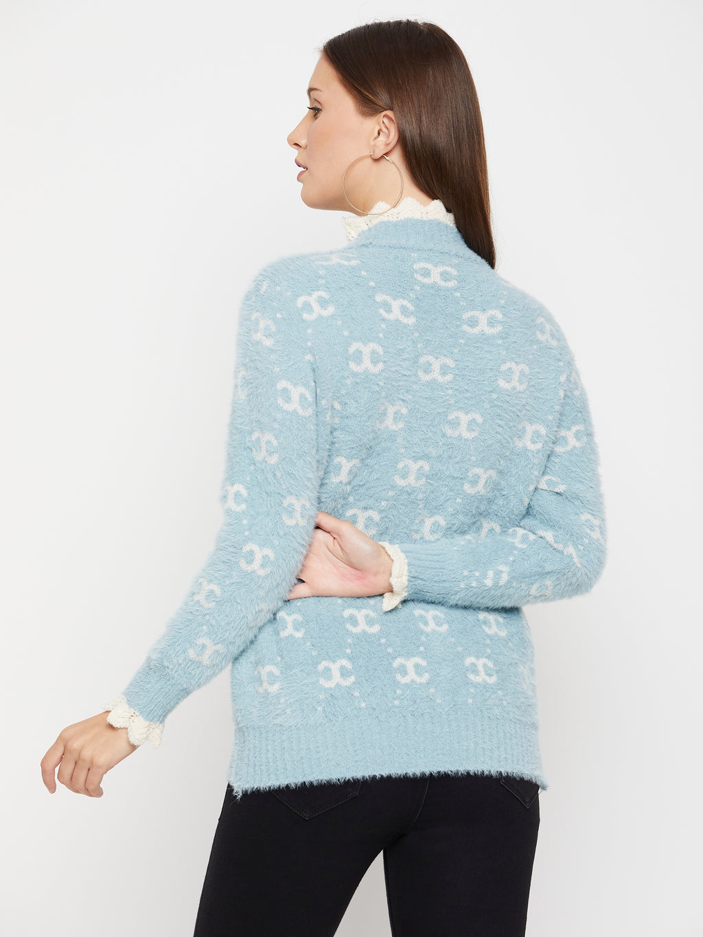 Women Woolen winter full sleeve high Neck top|Sweater