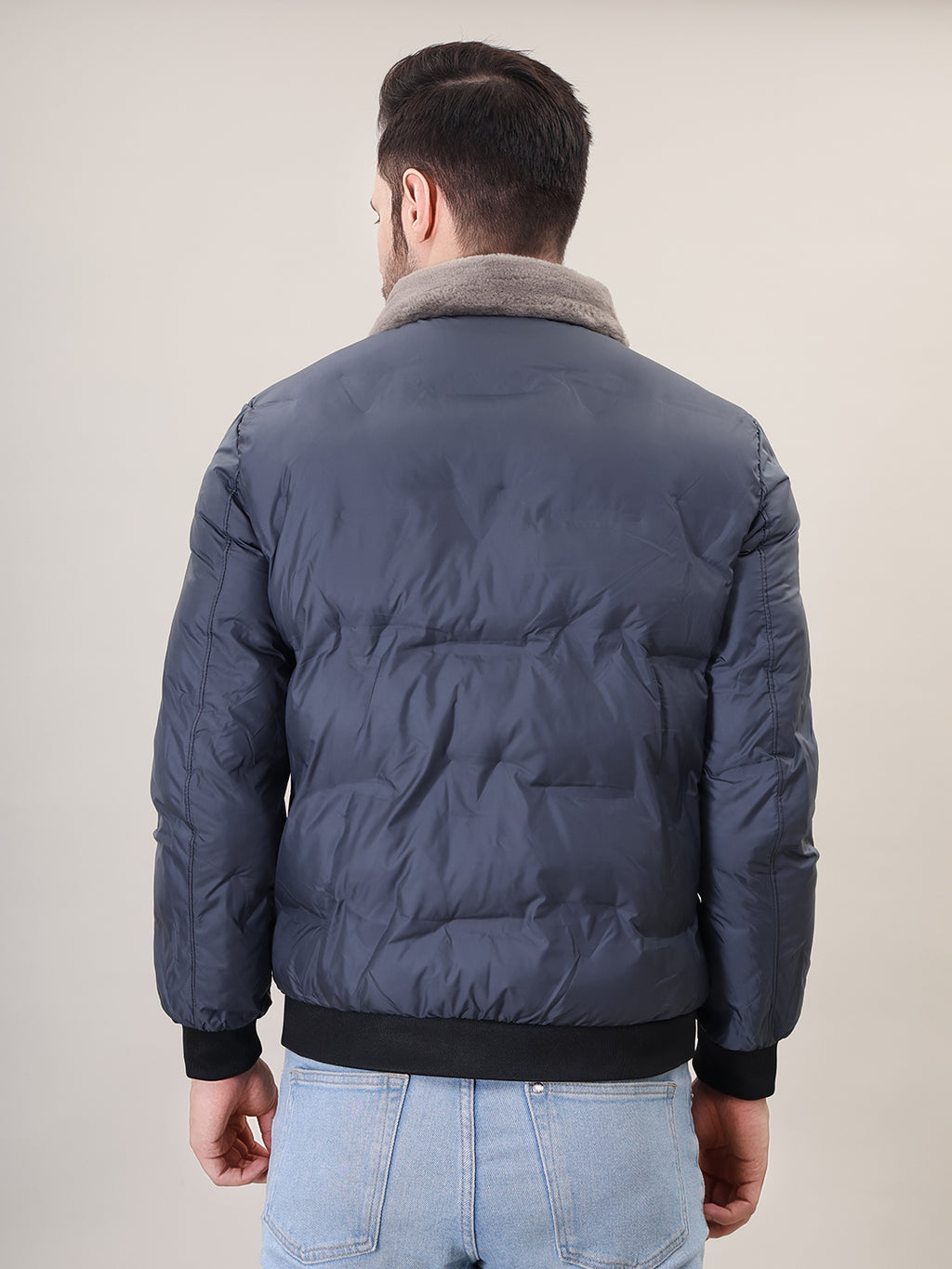 Airforce Spread Collar Puffer Jacket for Mens