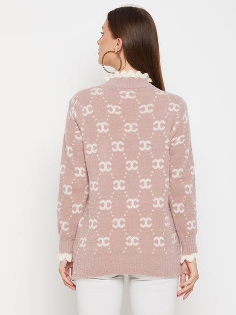 Women Woolen winter full sleeve high Neck top|Sweater
