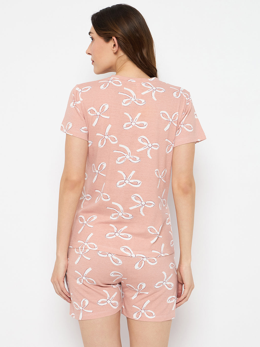 Trendy Camey Short Set for Ladies – Ideal for Daily Comfort | Women's Floral Print Loungewear Set, Beige