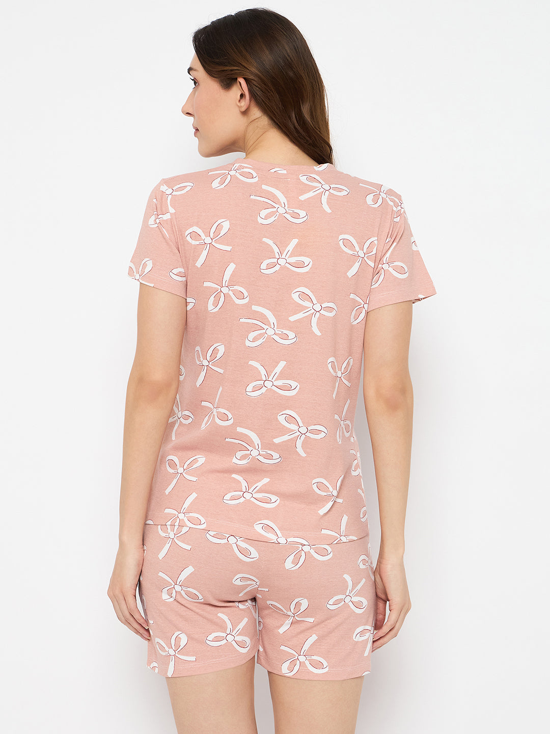 Trendy Camey Short Set for Ladies – Ideal for Daily Comfort | Women's Floral Print Loungewear Set, Beige