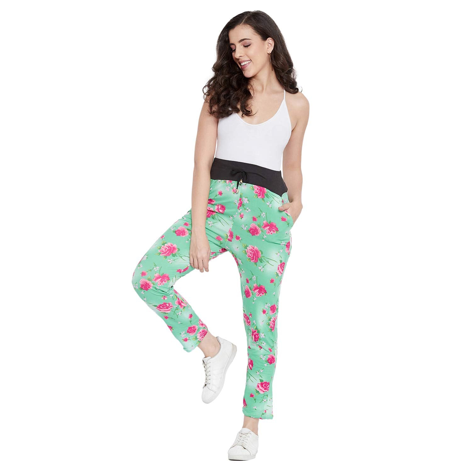 Women's Printed Lounge Pants/Pajama_Free_Size(28 to 34)