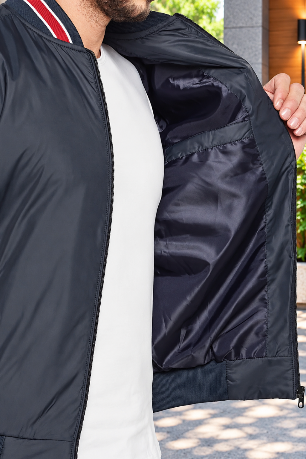 Men's Regular Fit Bomber Jacket For Winter Wear |Full Sleeve