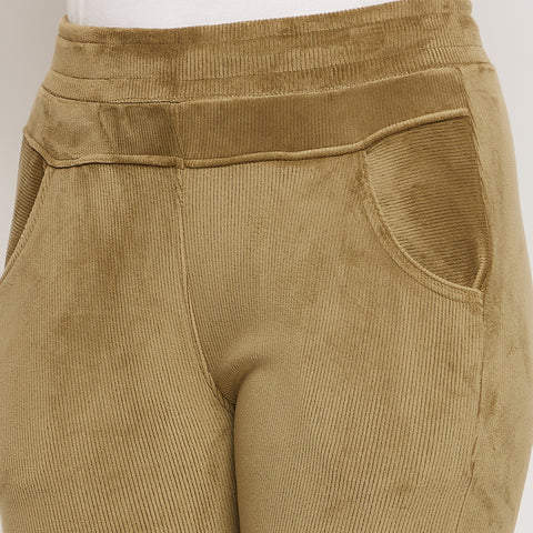 Women's Winter Soft & Warm Corduroy trouser|Pajayma with 2 side pockets