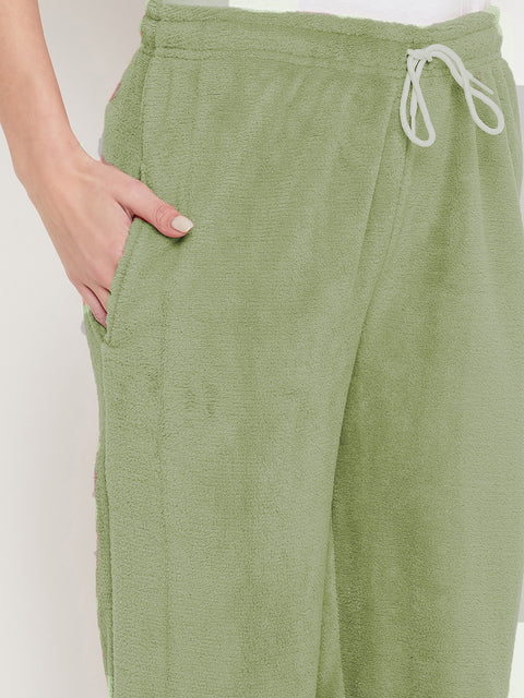 Women's Winter Soft & Warm Coral_Fleece Lower | Pyjama with 2 side pockets