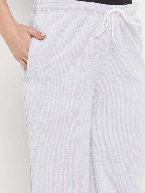 Women's Winter Soft & Warm Jacquard Lower | Pyjama with 2 side pockets