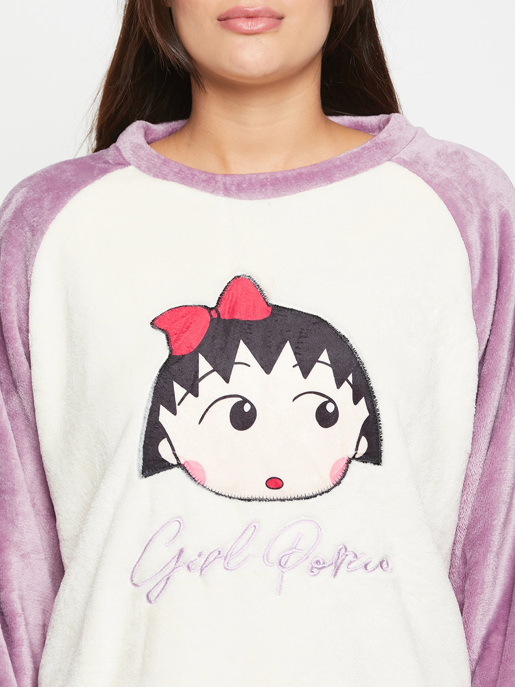 Women Printed Winter 3/4 Sleeve Top and Pajama Pants