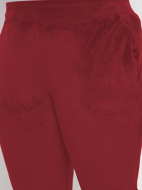 Women's Winter Soft & Warm Velvet Lower/Track Pant/Pyjama with 2 side pockets