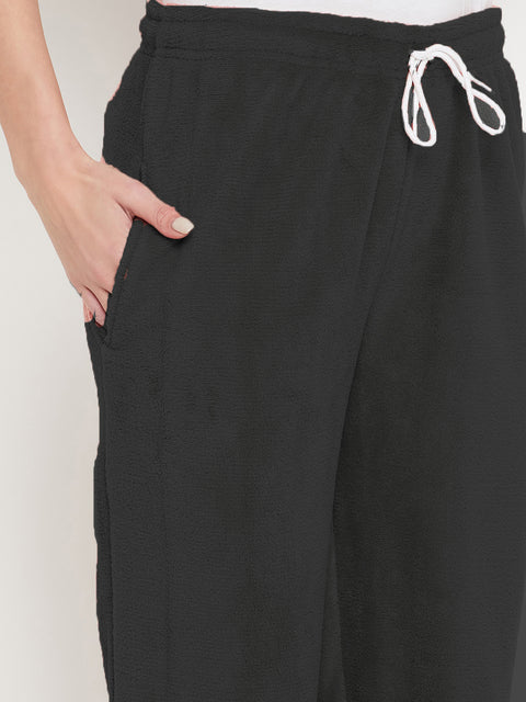 Women's Winter Soft & Warm Coral_Fleece Lower | Pyjama with 2 side pockets