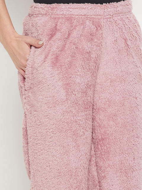 Women's Winter Soft & Warm Sherpa Lower | Pyjama with 2 side pockets