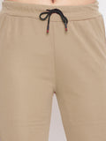 Women Beige Harem Pants with 2 Side Pockets