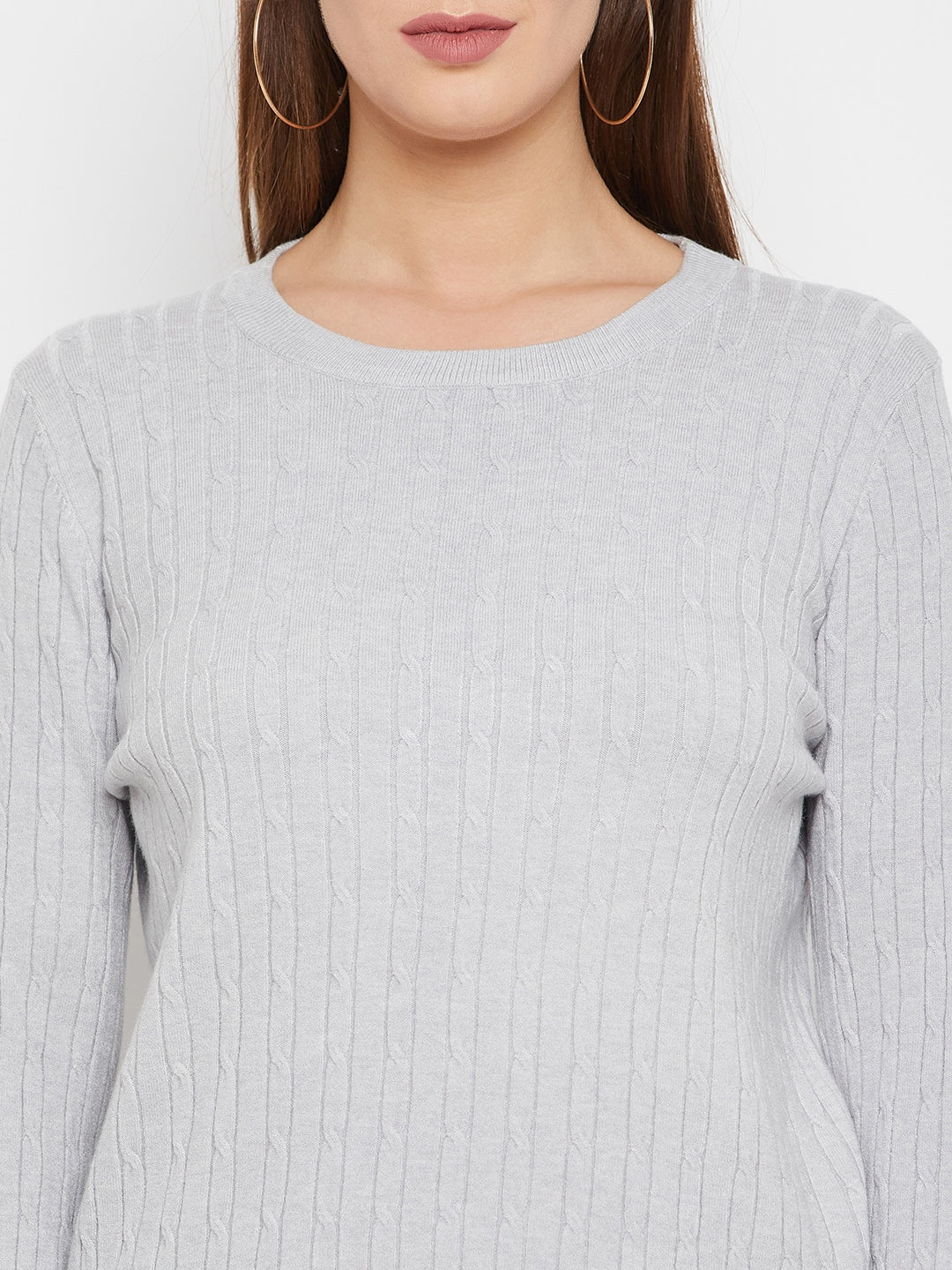Women Woolen winter full sleeve Round Neck top|Sweater