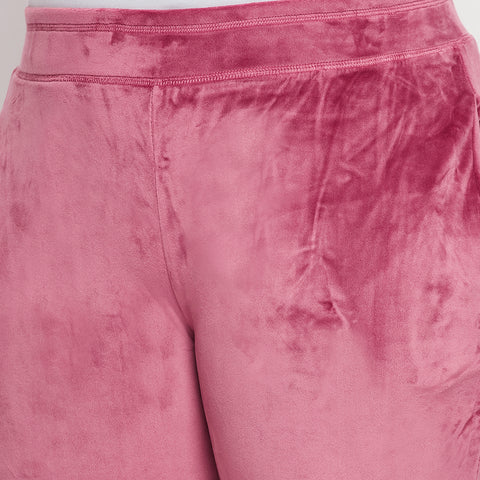 Women's Winter Soft & Warm Velvet Lower/Track Pant/Pyjama with 2 side pockets