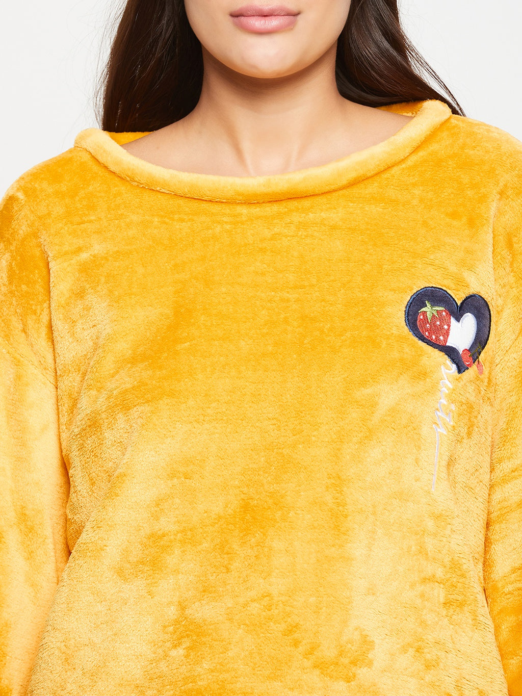 Women Printed Winter 3/4 Sleeve Top and Pajama Pants