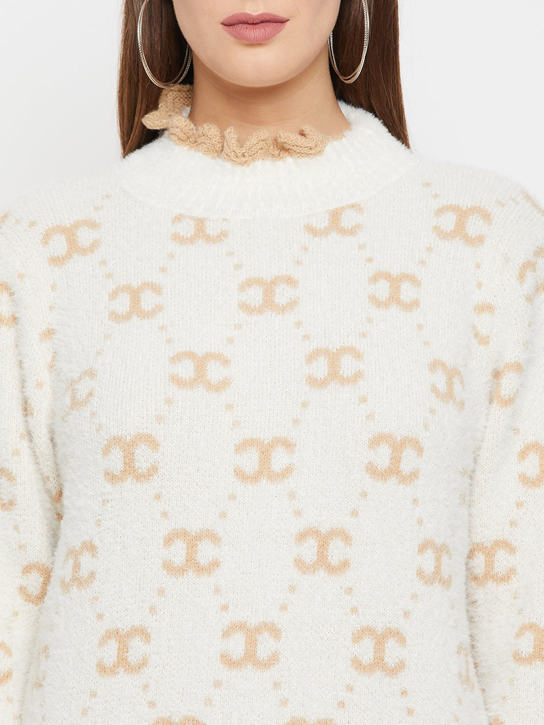 Women Woolen winter full sleeve high Neck top|Sweater