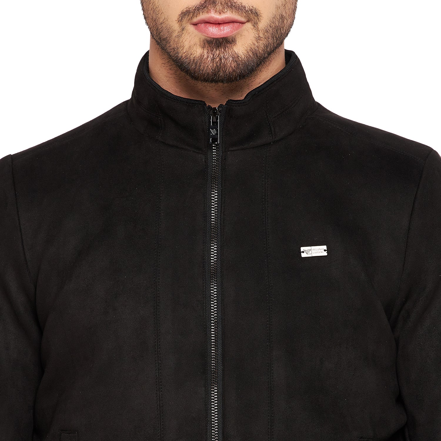 Men's Regular Fit Bomber Jacket For Winter Wear