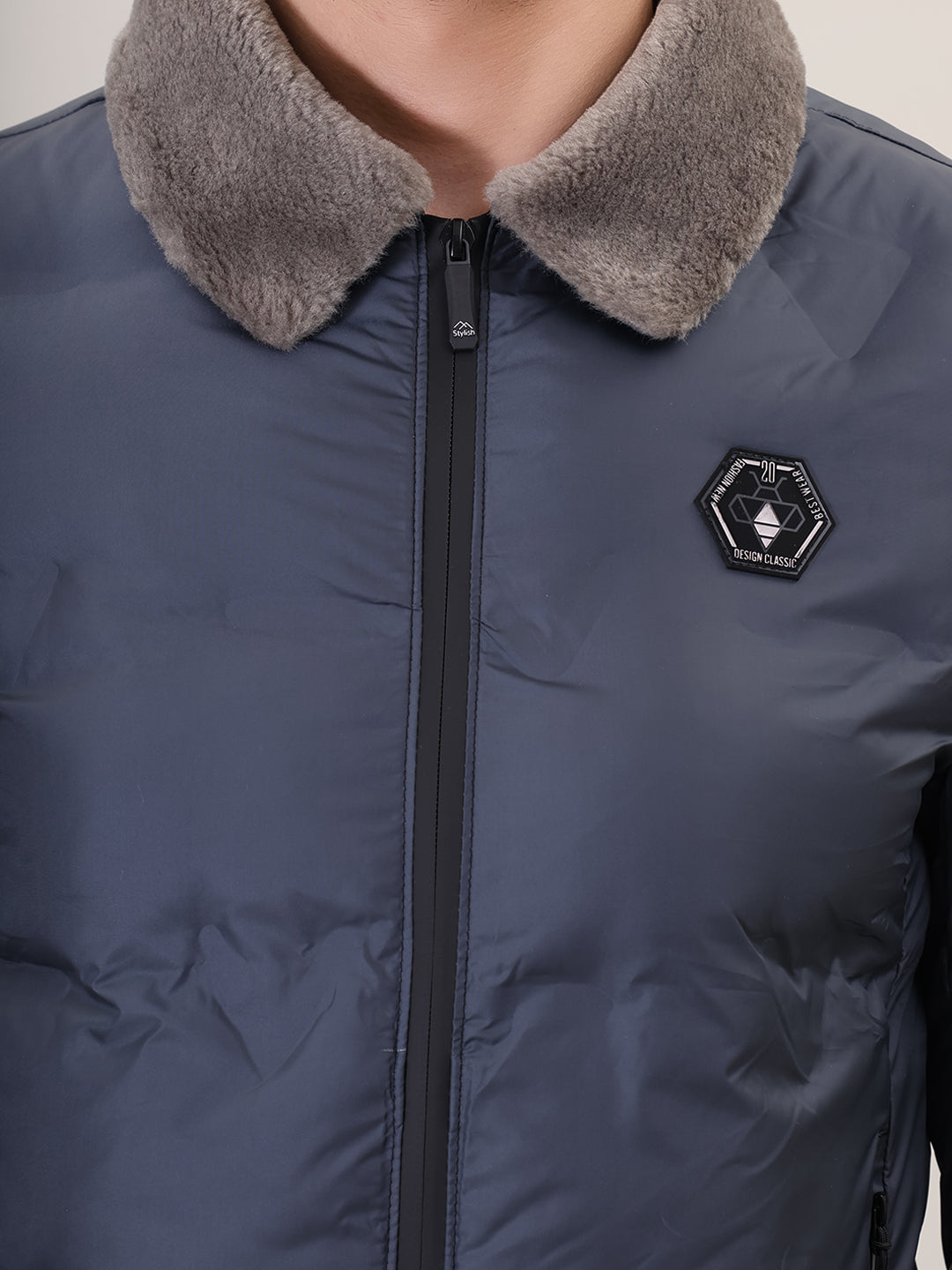 Airforce Spread Collar Puffer Jacket for Mens