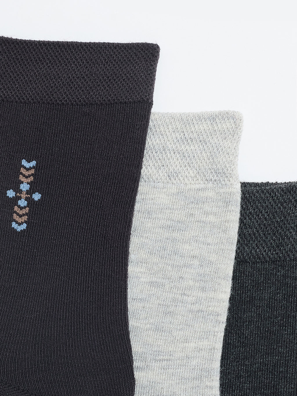 Men's Ankle Socks, Pack of 3, Assorted Colors