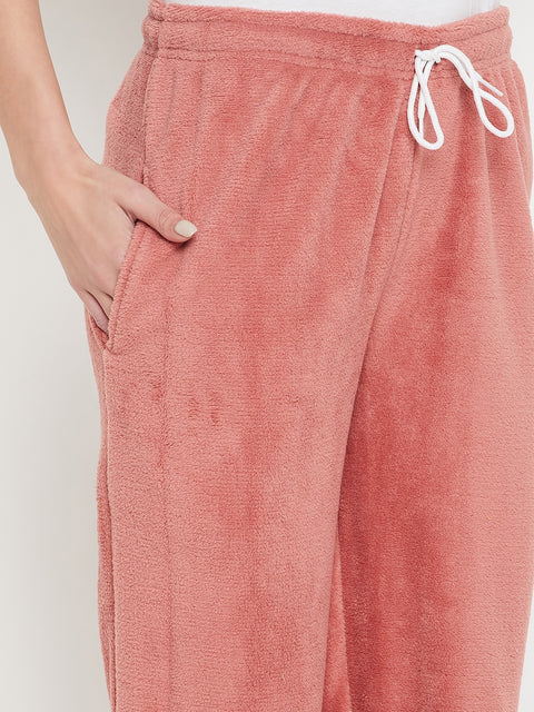 Women's Winter Soft & Warm Coral_Fleece Lower | Pyjama with 2 side pockets