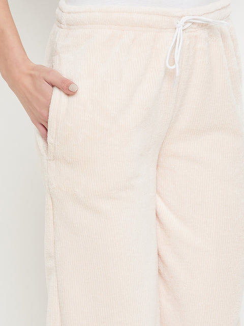 Women's Winter Soft & Warm Jacquard Lower | Pyjama with 2 side pockets