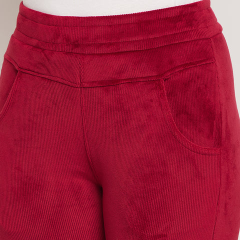 Women's Winter Soft & Warm Corduroy trouser|Pajayma with 2 side pockets