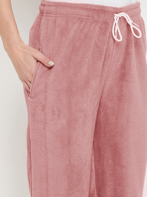 Women's Winter Soft & Warm Coral_Fleece Lower | Pyjama with 2 side pockets