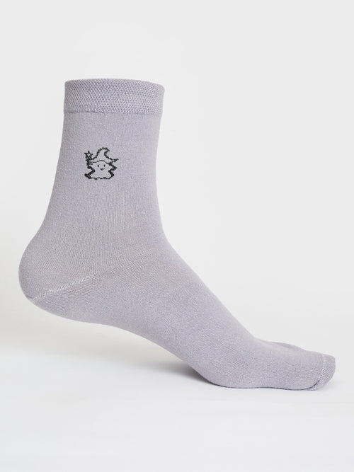 Camey Cotton Ankle Socks – Soft & Breathable for Women | Women Solid & Striped Ankle Socks, Pack of 5, Multi-Colours
