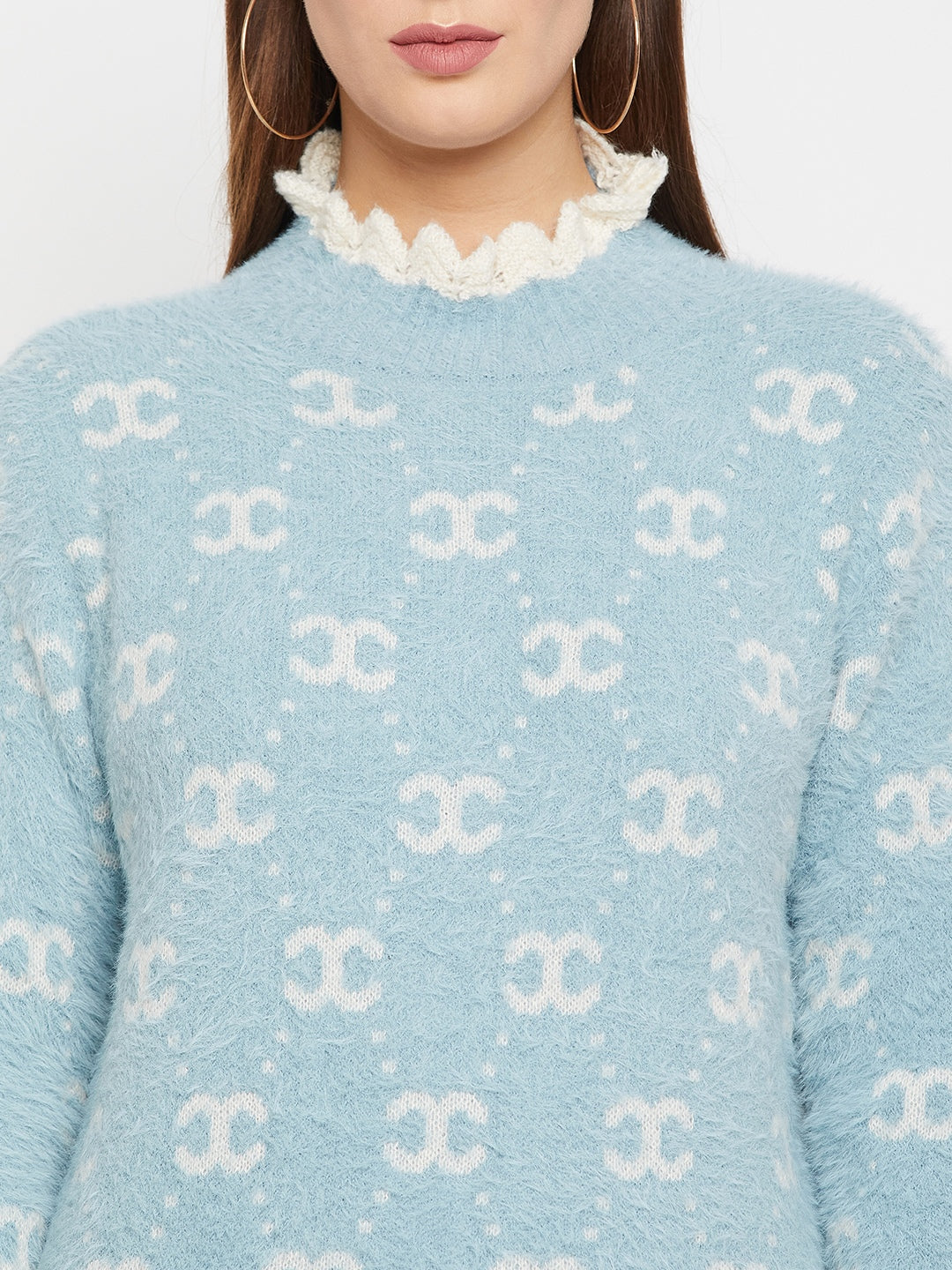 Women Woolen winter full sleeve high Neck top|Sweater