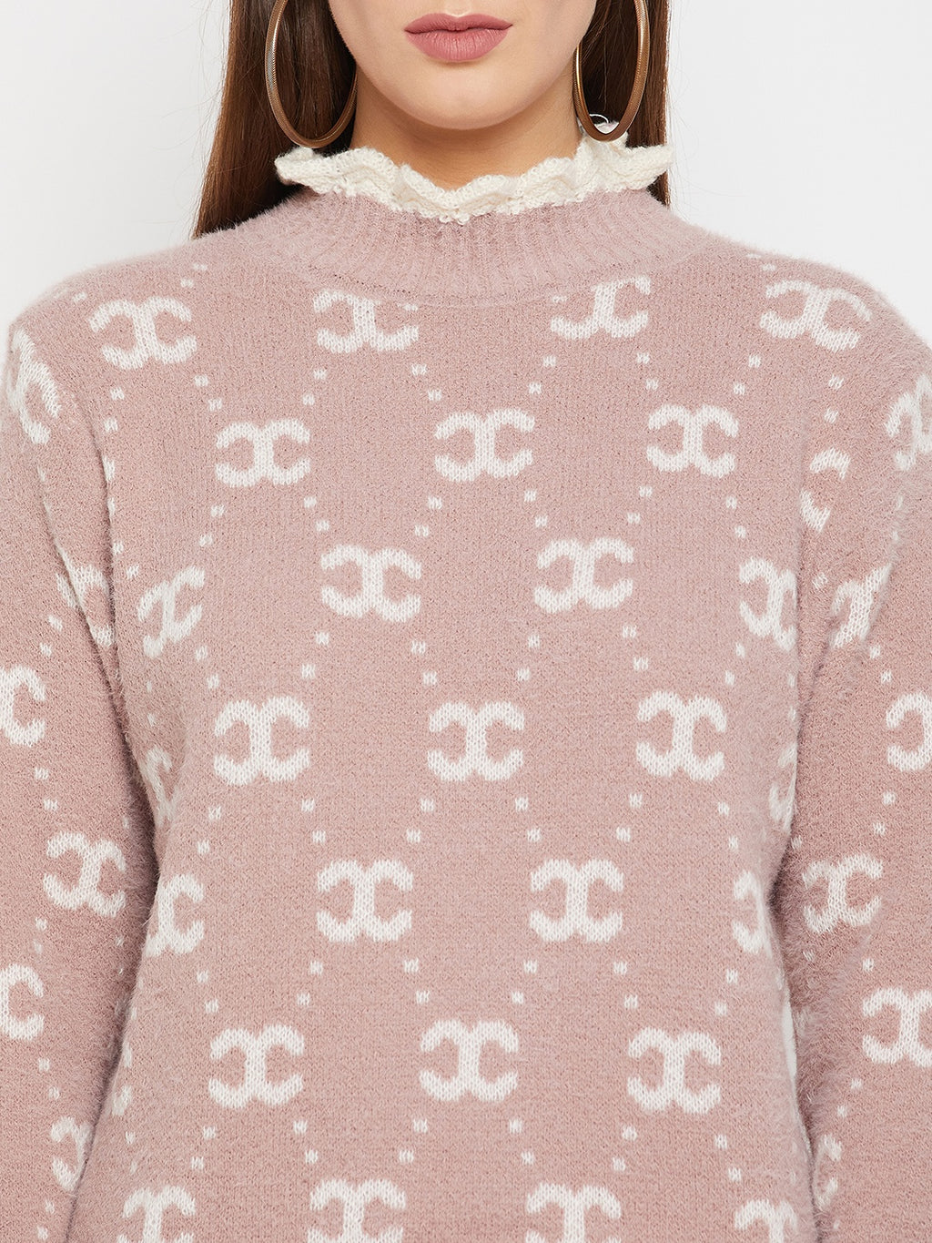 Women Woolen winter full sleeve high Neck top|Sweater