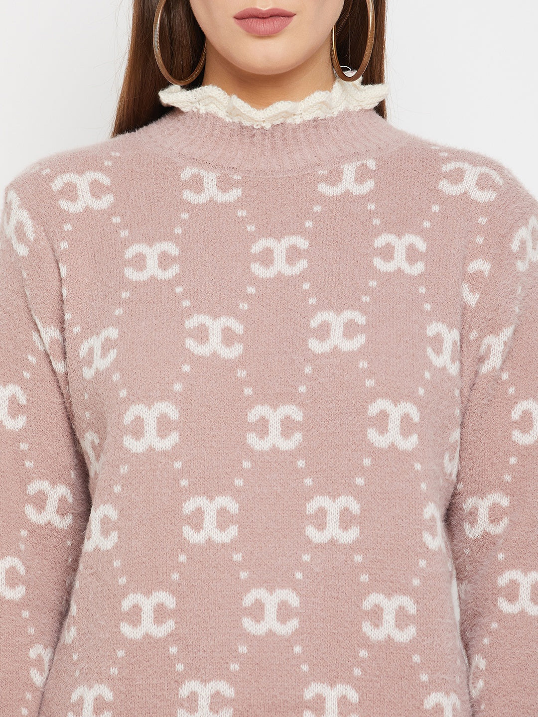 Women Woolen winter full sleeve high Neck top|Sweater