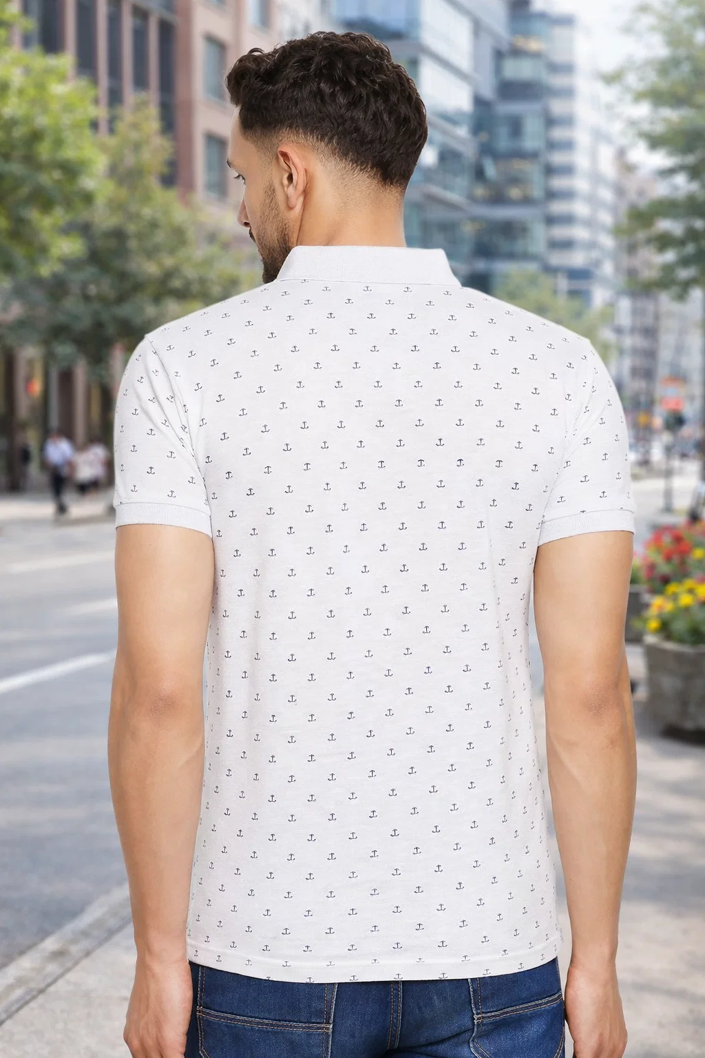 Camey Men's Summer T-Shirts – Comfortable & Fresh Cotton| Men's Printed Half Sleeves Cotton Front Button T-Shirt