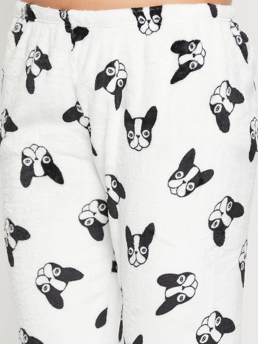 Women Printed Winter Full Sleeve Top and Pajama Pants