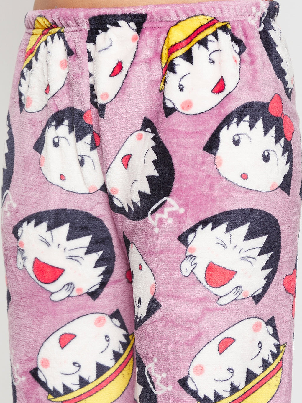 Women Printed Winter 3/4 Sleeve Top and Pajama Pants
