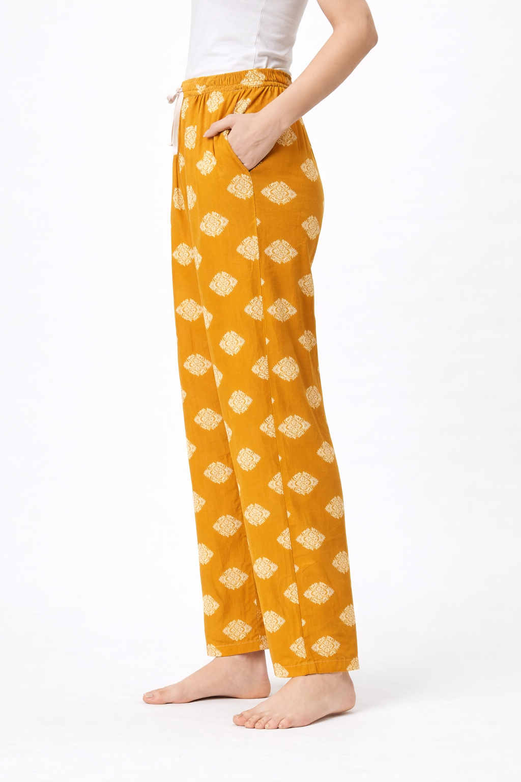 Camey Women's Printed Pyjama Pants, Floral Pattern, Sleepwear