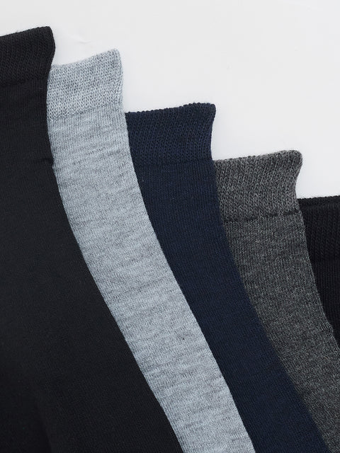 Buy Camey Low Cut Socks – Best for Shoes & Sneakers | Men's Sneakers Cotton Blend, Pack of 5, Multicolour (Black, Grey, Navy Blue)