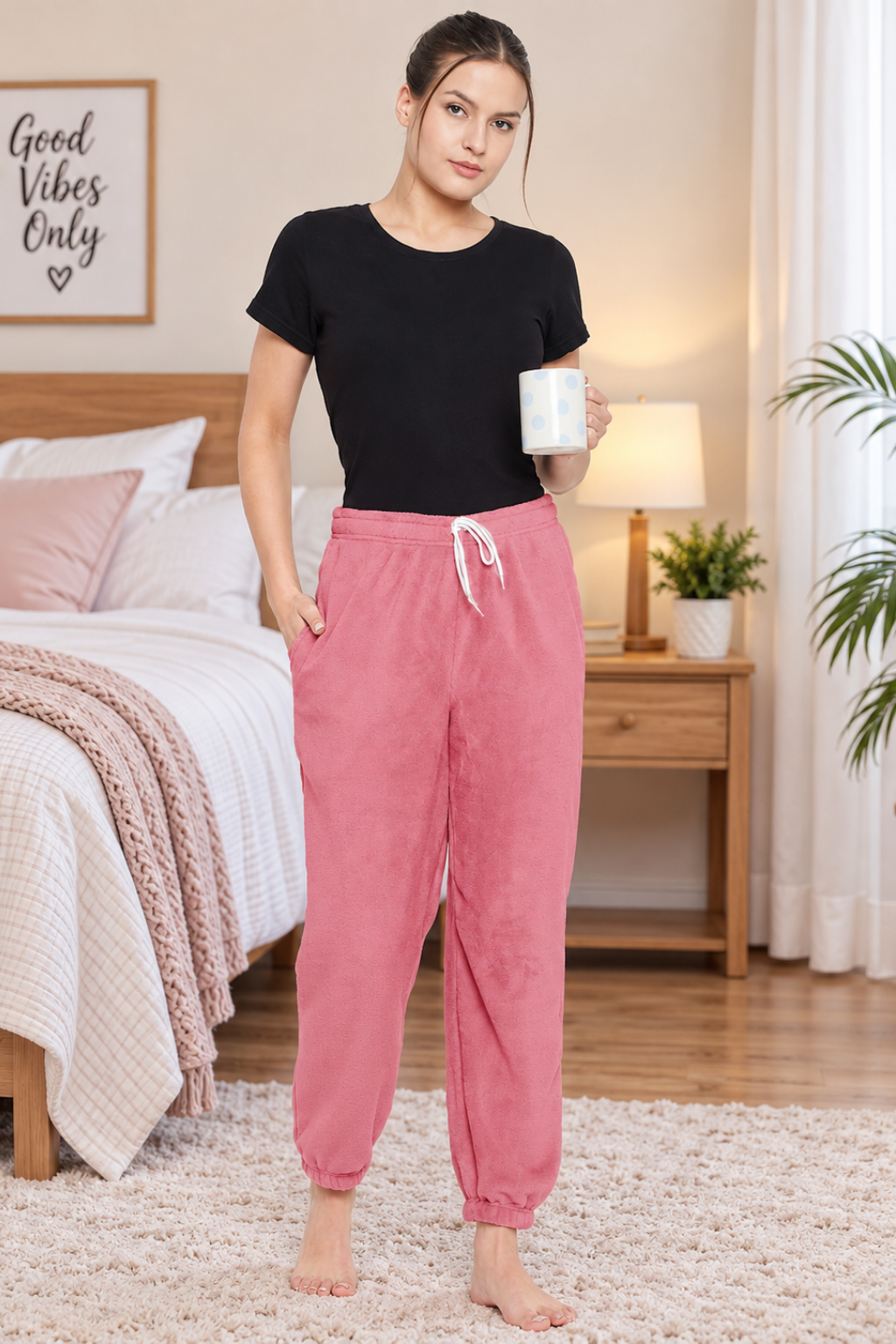 Women's Winter Soft & Warm Flannel PD Lower | Pyjama with 2 side pockets