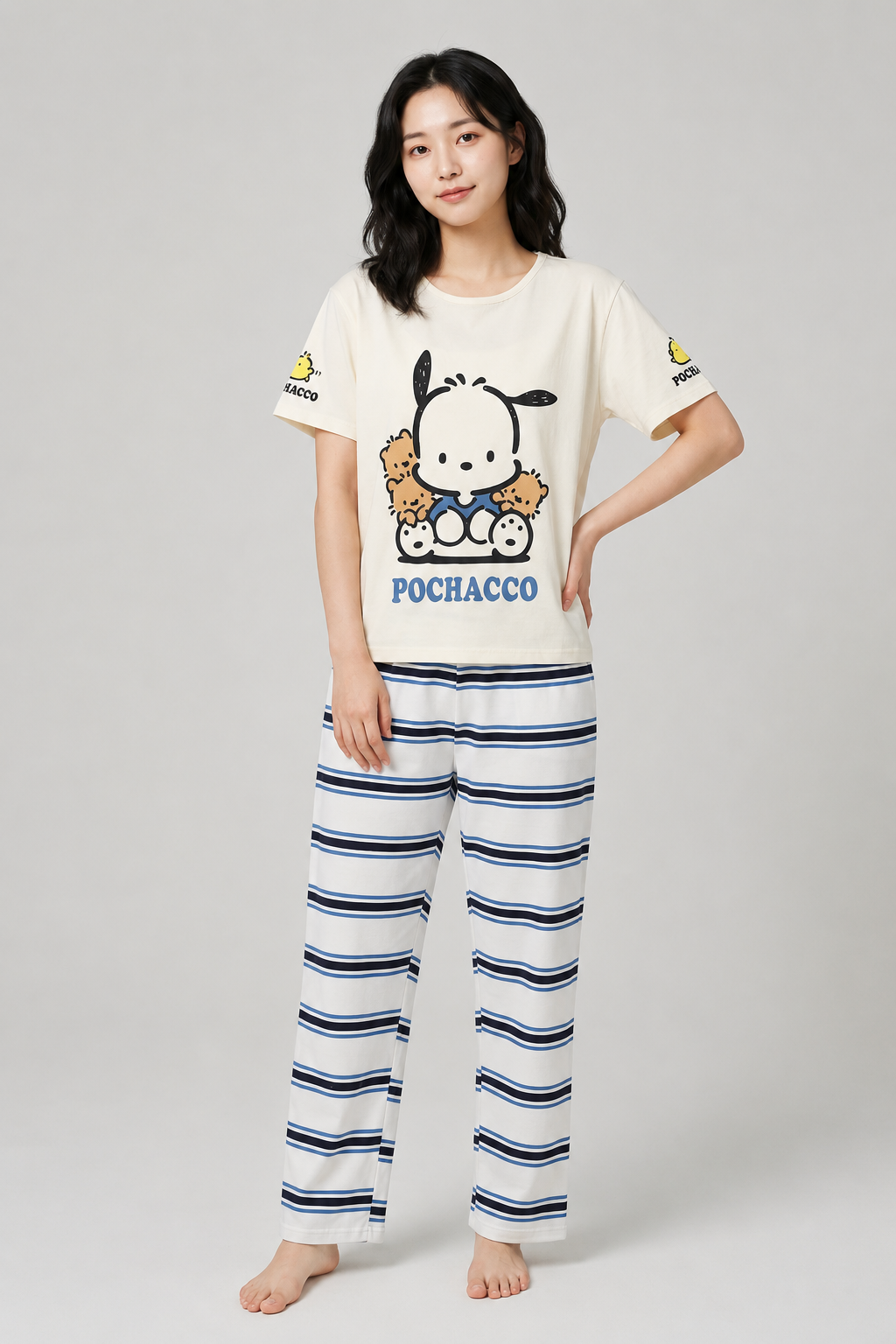 Women 100% Cotton Night Suit | Soft Breathable Sleepwear with Half Sleeve Top &amp; Full Length Pyjama  &nbsp;